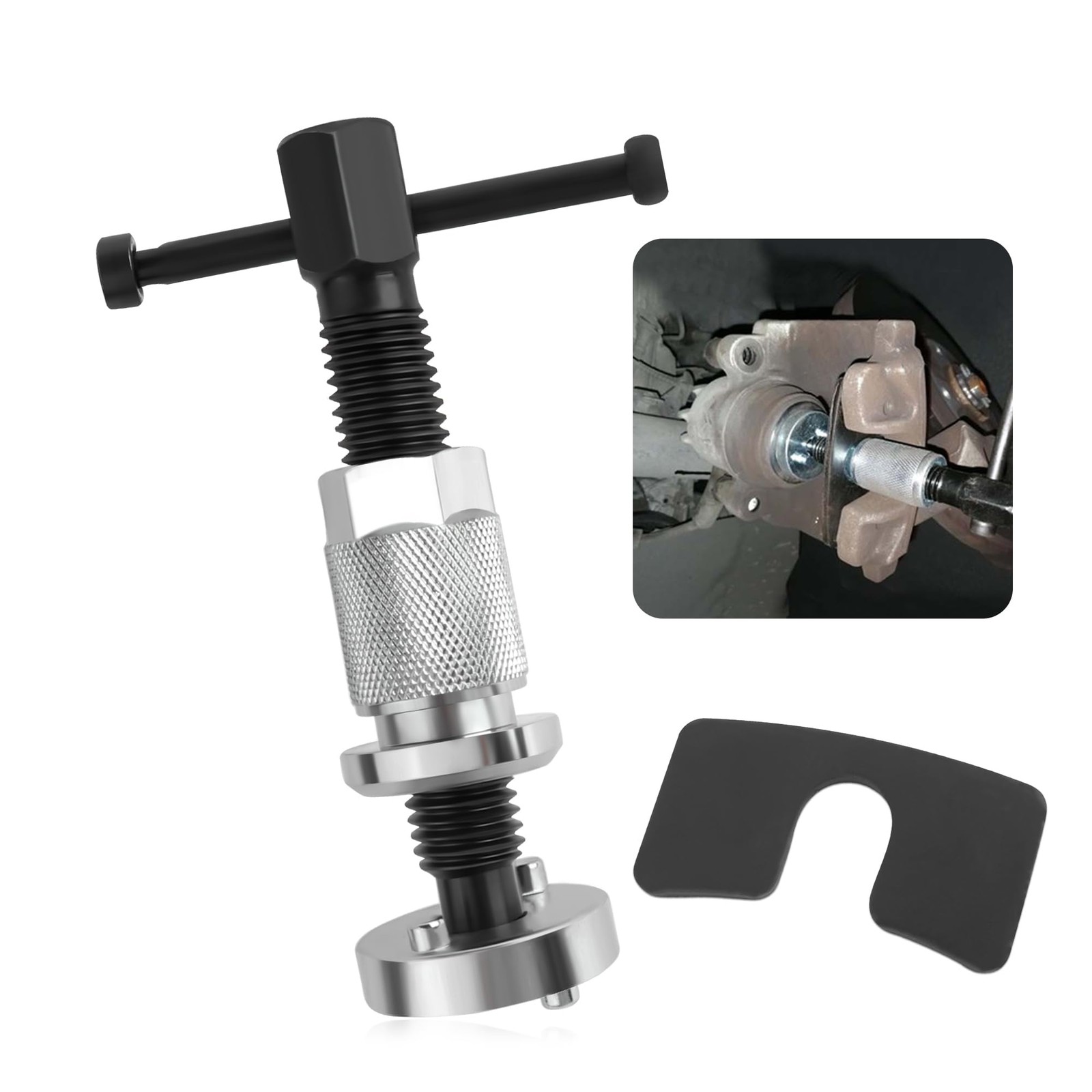 3PCS Brake Caliper Compression Tool Set,Steel 3.62*1.94*0.18 inch,