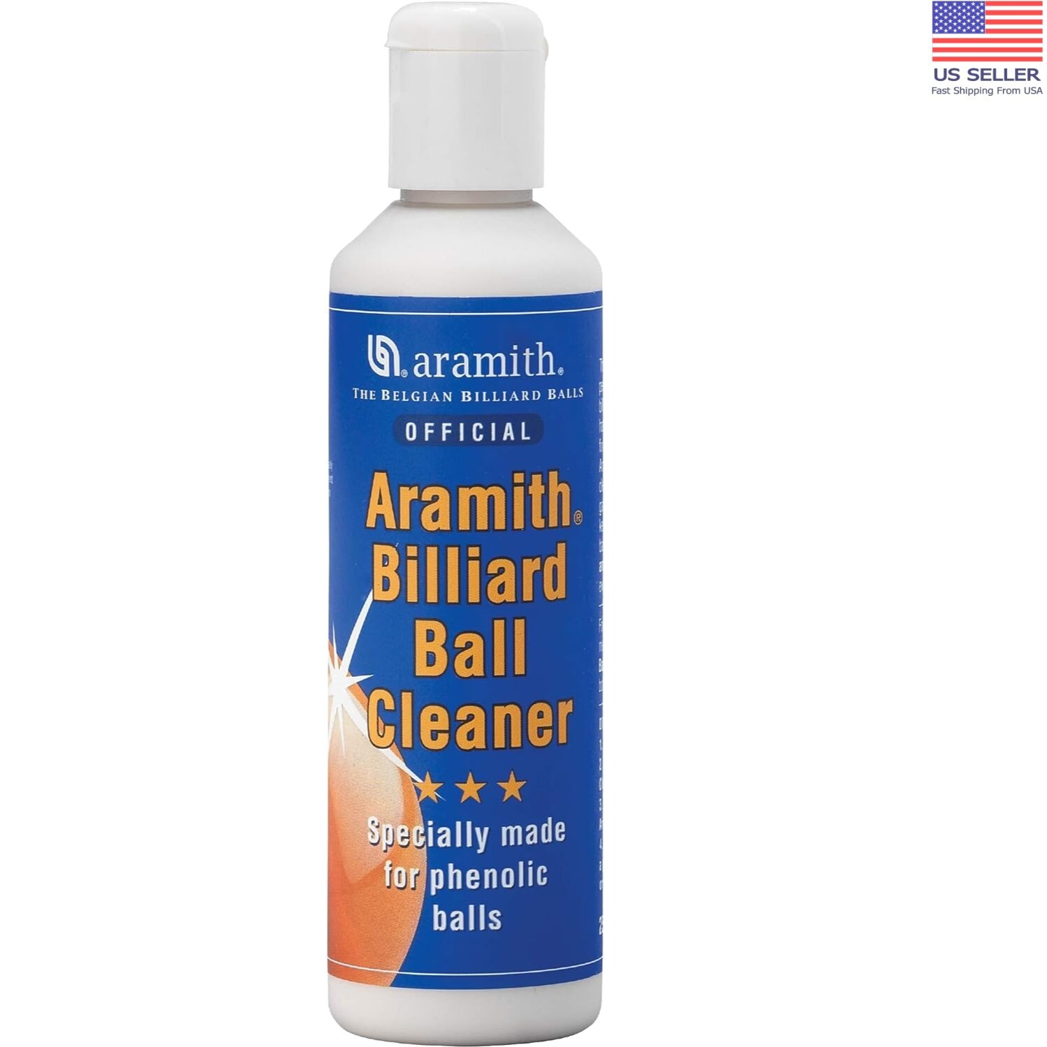 Compact 26 fl oz Pool Ball Care Solution - Cleans & Polishes Effortlessly