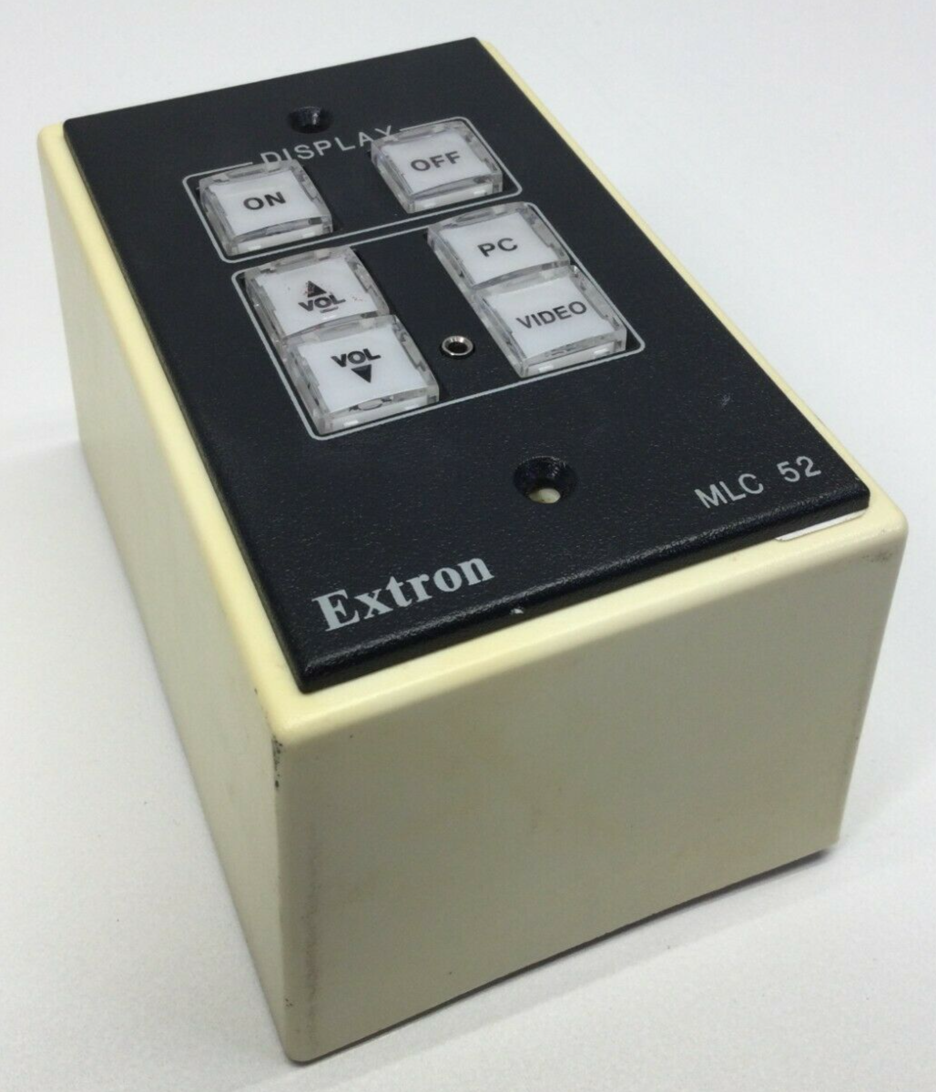 EXTRON 21-058-00LF MLC 52 REV.D CONTROL DISPLAY WALLMOUNT