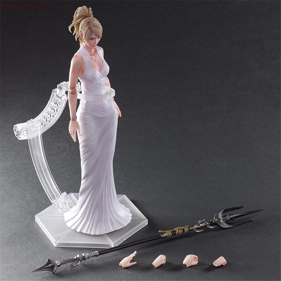 Play Arts Final Fantasy XV Lunafreya Nox Fleuret Figure Statue Model Toys 25cm