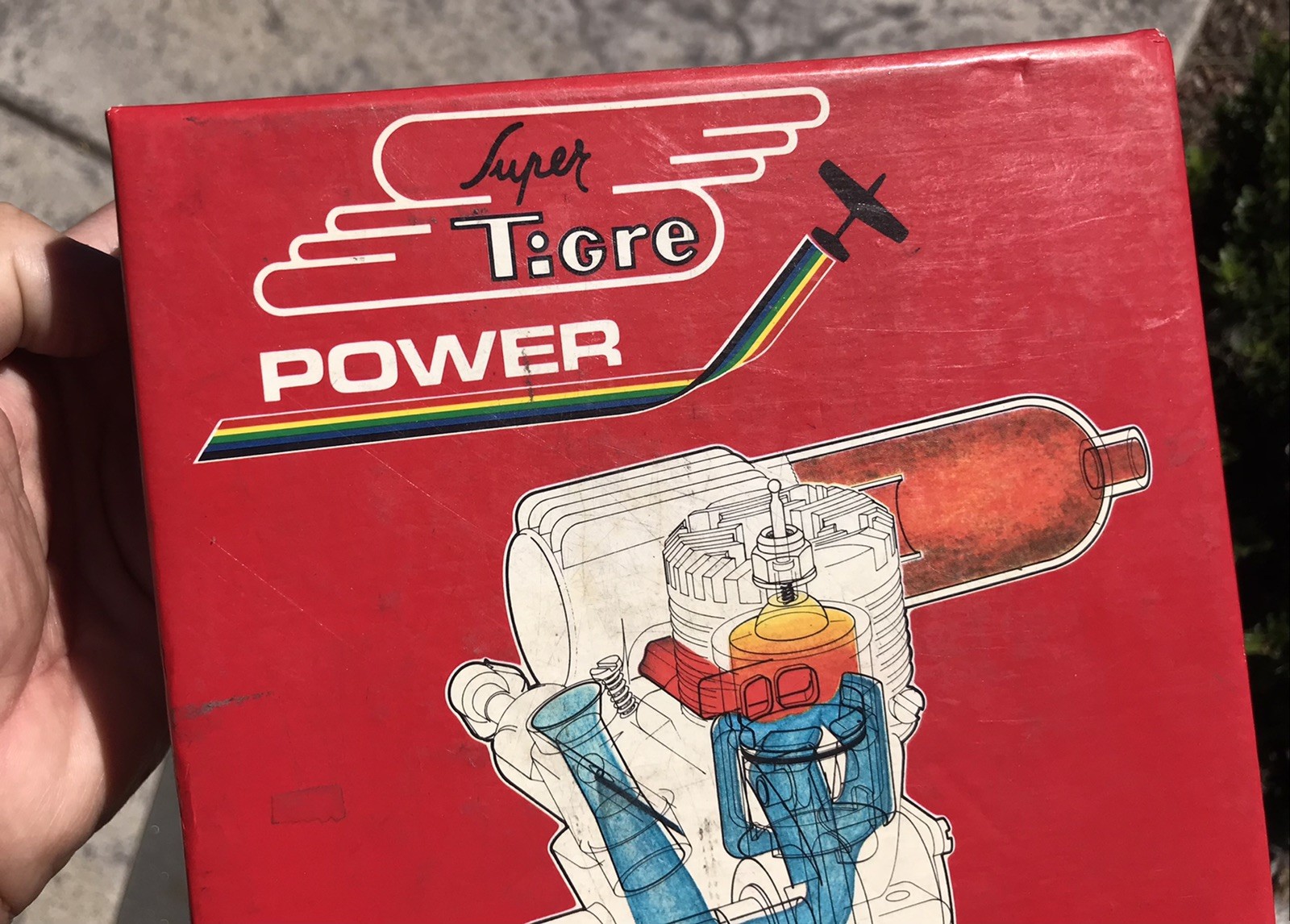 Super Tigre 61 RC Remote Control Engine Used In Box