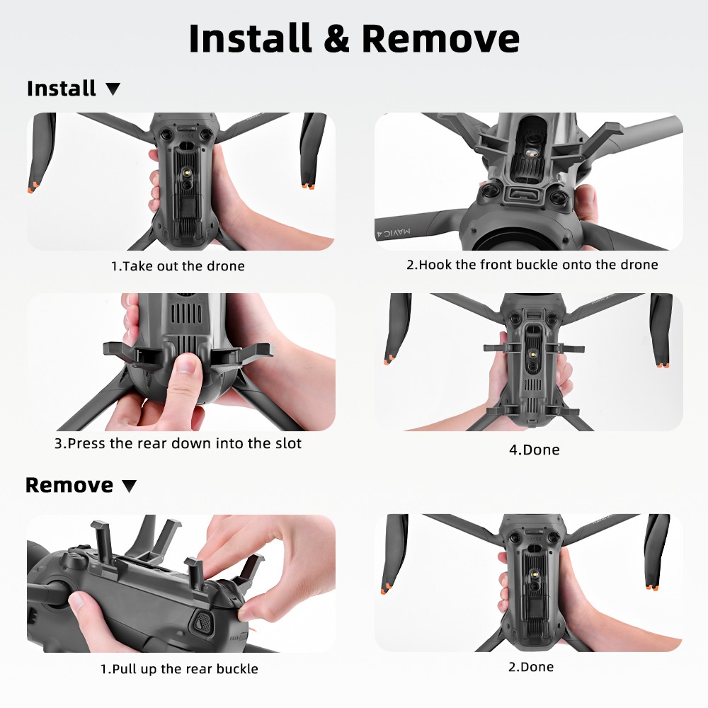 Landing Gear Heightened Tripod For DJI Mavic 4 Pro Drone Protector Accessories