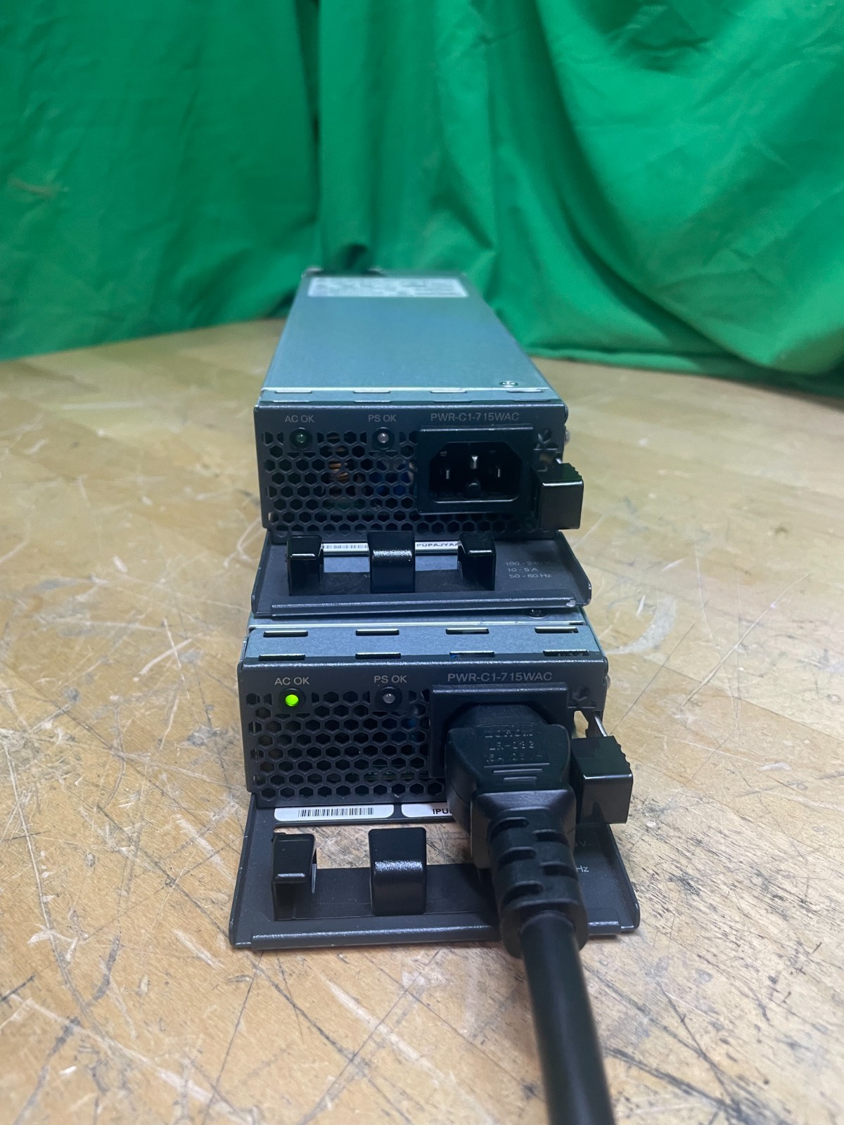 LOT OF 2- Cisco PWR-C1-715WAC V01/V03 715W Switching Power Supply  - USED