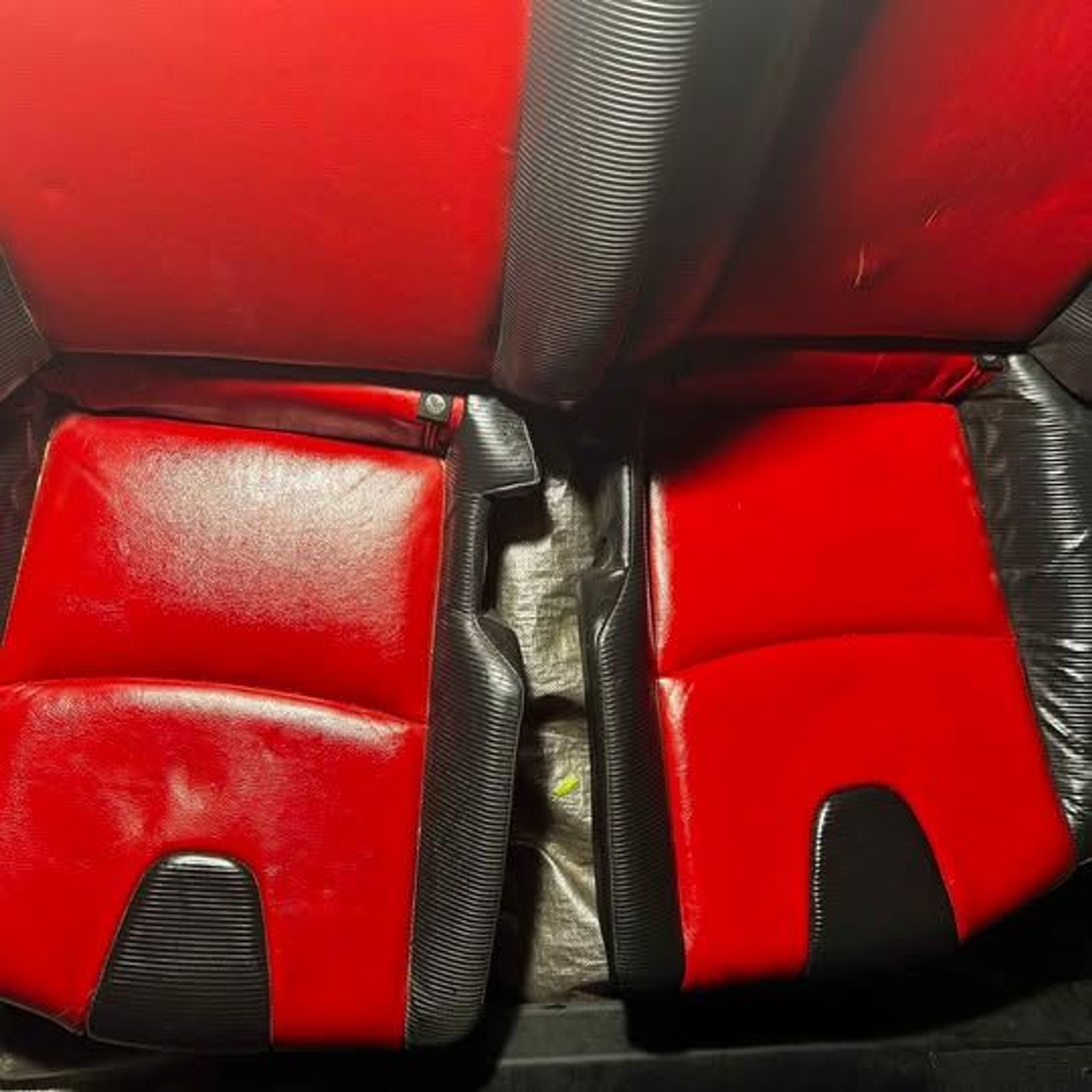 Mazda RX-8 Black & Red Leather Interior Seat Set & Door Panels - Used