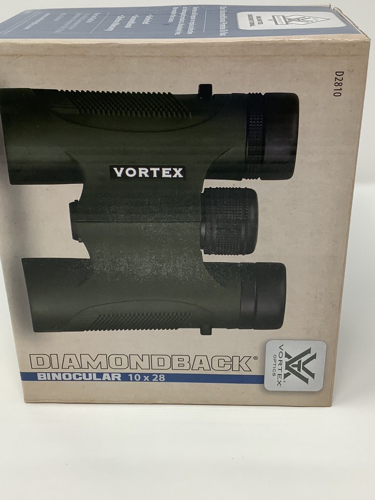 Vortex Diamondback 10x28 Binoculars D2810 Compact Waterproof New In Box