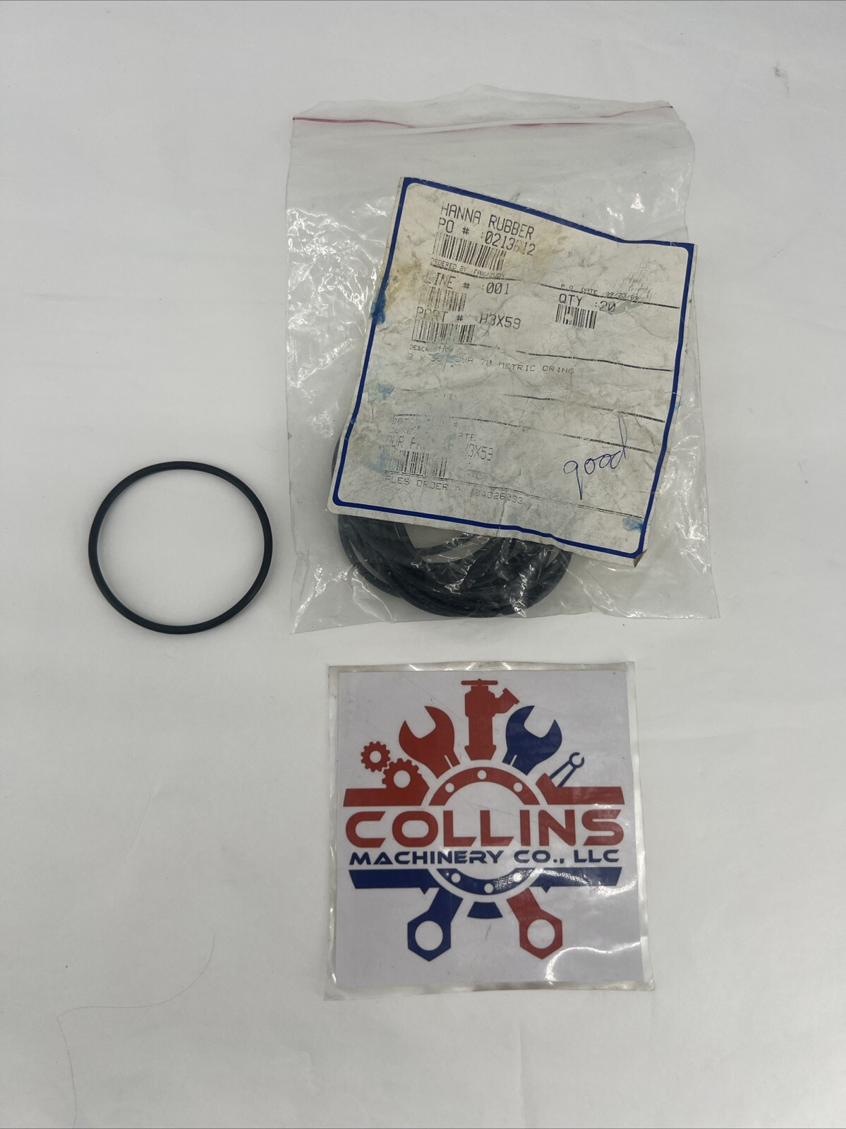 Lot of 18 - HANNA RUBBER H3X59 O-Rings