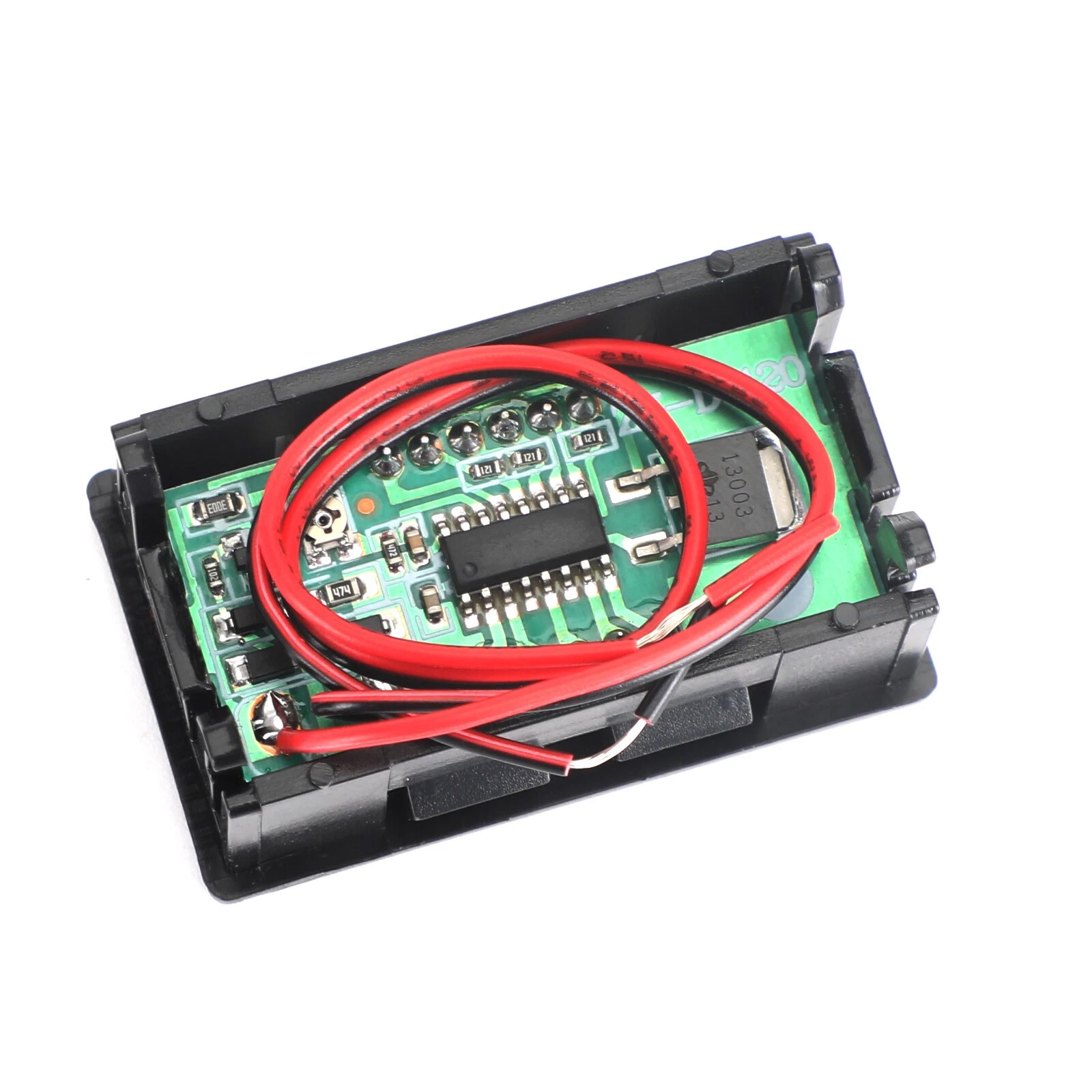 5Pcs Dc 5-120V Voltmeter Red Led Panel 3-Digital Display Volt Meter 2-Wire USA