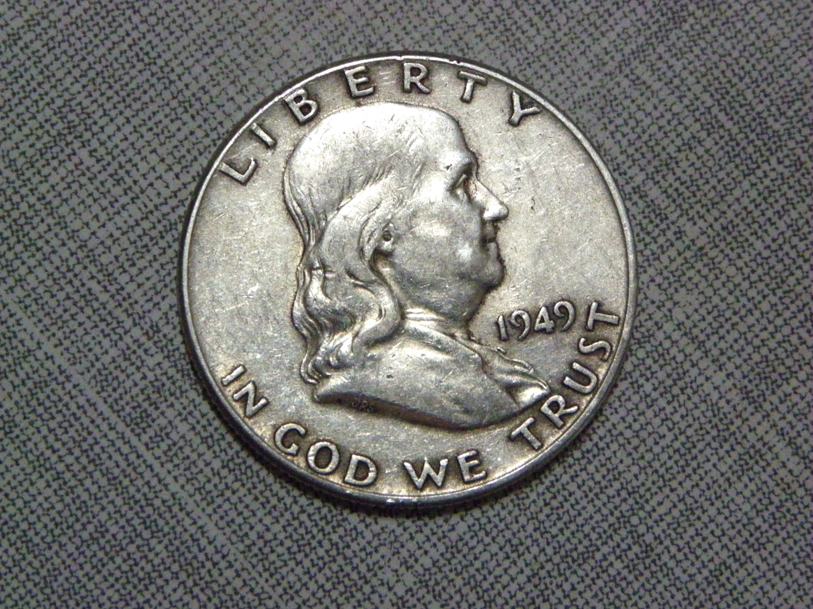 1949 P  FRANKLIN HALF DOLLAR 90% SILVER