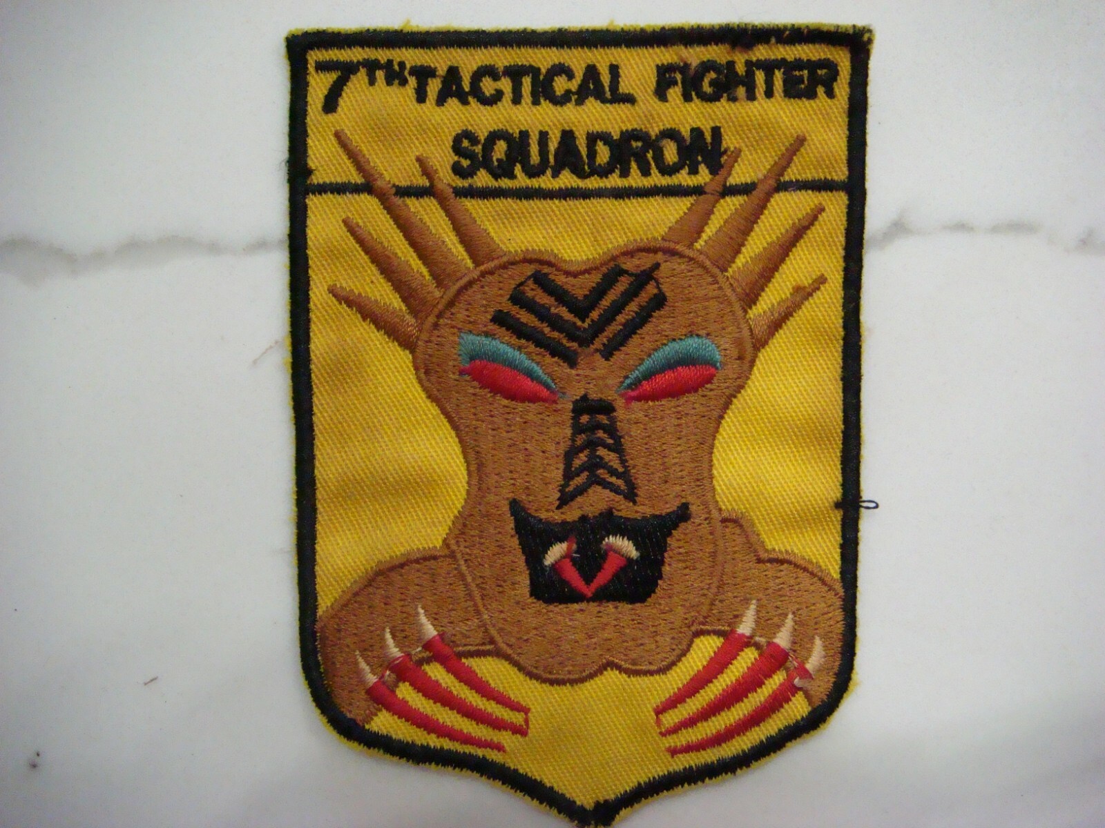US 7th TACTICAL FIGHTER SQUADRON,  VIETNAM WAR PATCH
