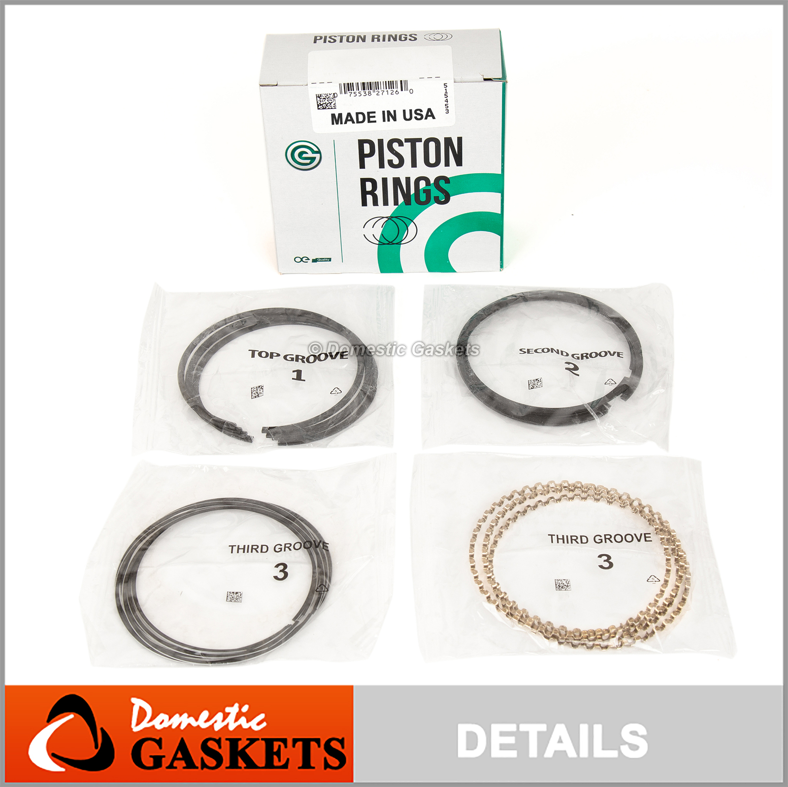Piston Rings for 04-06 Chevrolet GMC Canyon 2.8L L4 DOHC 16v