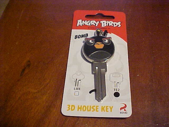 Angry Birds BOMB - House Key Blank - Collectable - TE2 /kw1 with free shipping