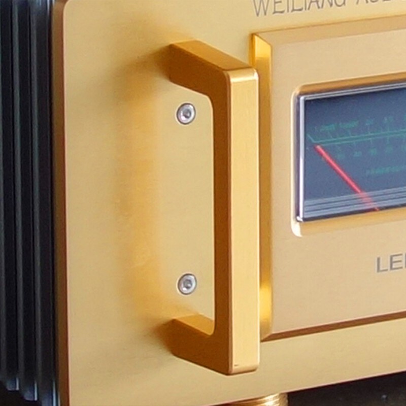 A60 Power Amplifier Chassis Shell DIY Amp Box Enclosure with VU Meter