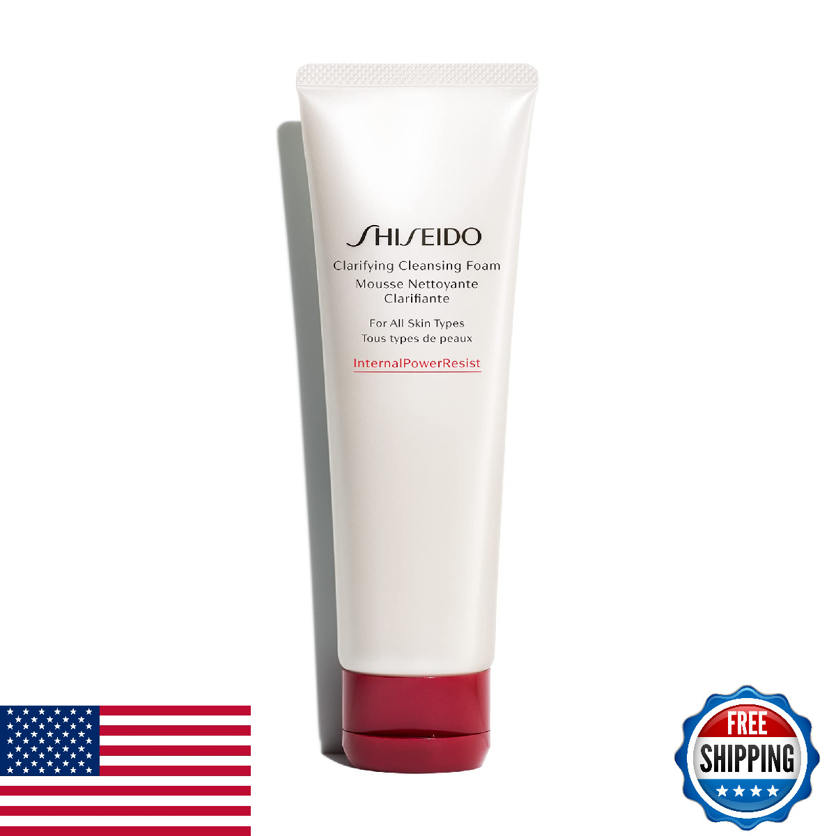 Shiseido Clarifying Cleansing Foam, 125 mL - All Skin Types