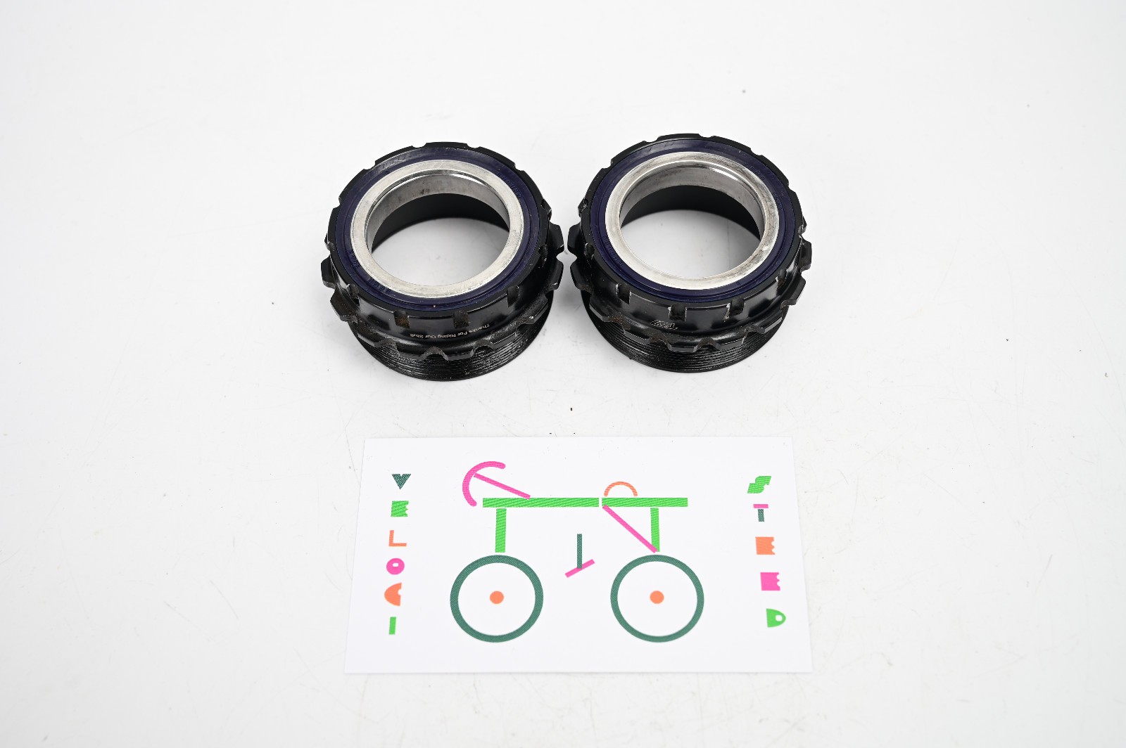 White Industries External T47 Bottom Bracket 68/73mm Black 30mm Spindle