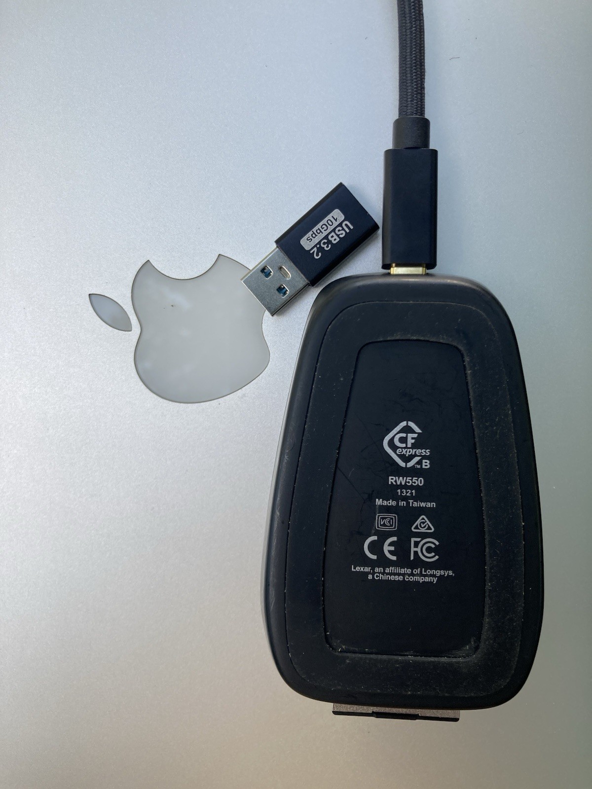 Lexar RW550 CFexpress B Reader Kit w/ TB5 Cable USB-C Adapter Pro Bundle CFB