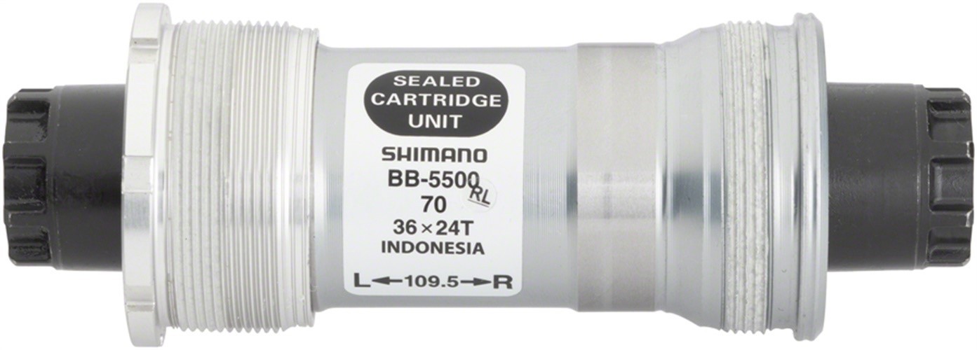 Shimano 105 BB-5500 Bottom Bracket - Italian, 70 x 109.5mm, Octalink V1 Spindle