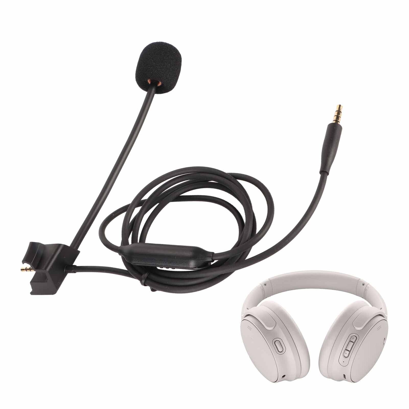 Boom Mic Cable Professional Noise Reduction Replacement Headphone Boom