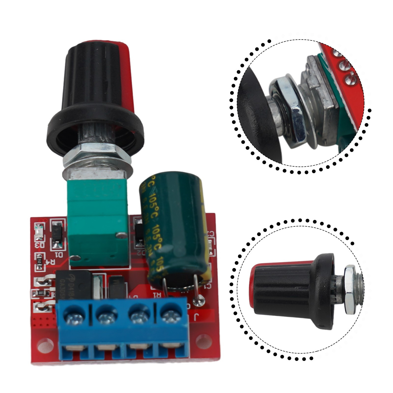 Speed Controller Voltage Regulator 12V DC Adjustable Drive Low Voltage