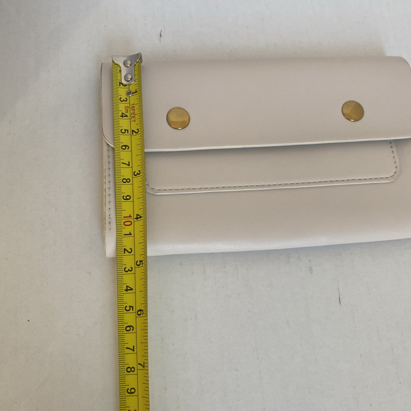 Beige Wallet Leather Organizer