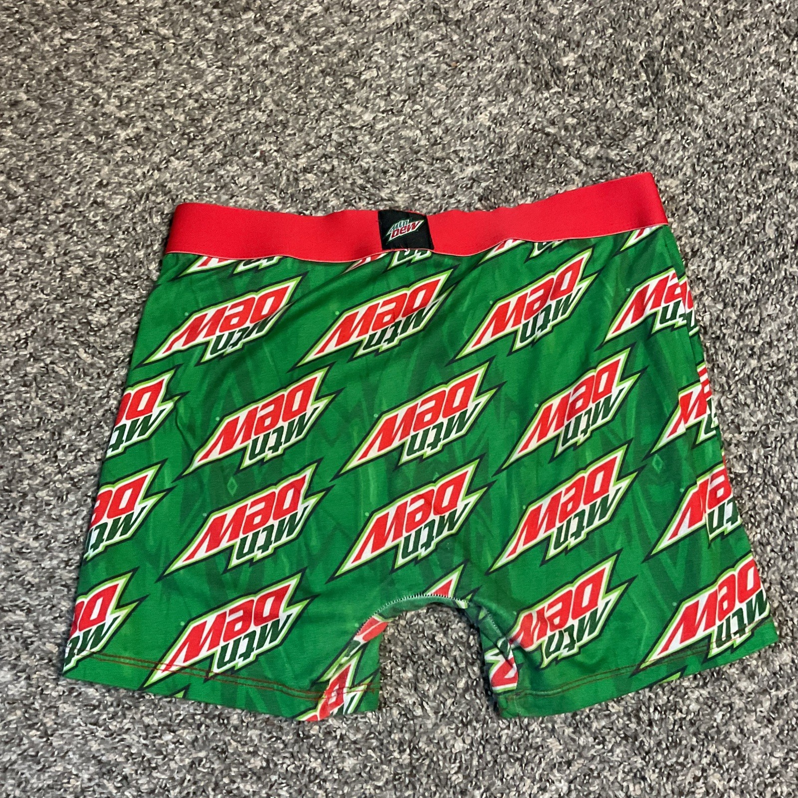 Mountain Dew Crazy Boxer Briefs Men’s Size Large