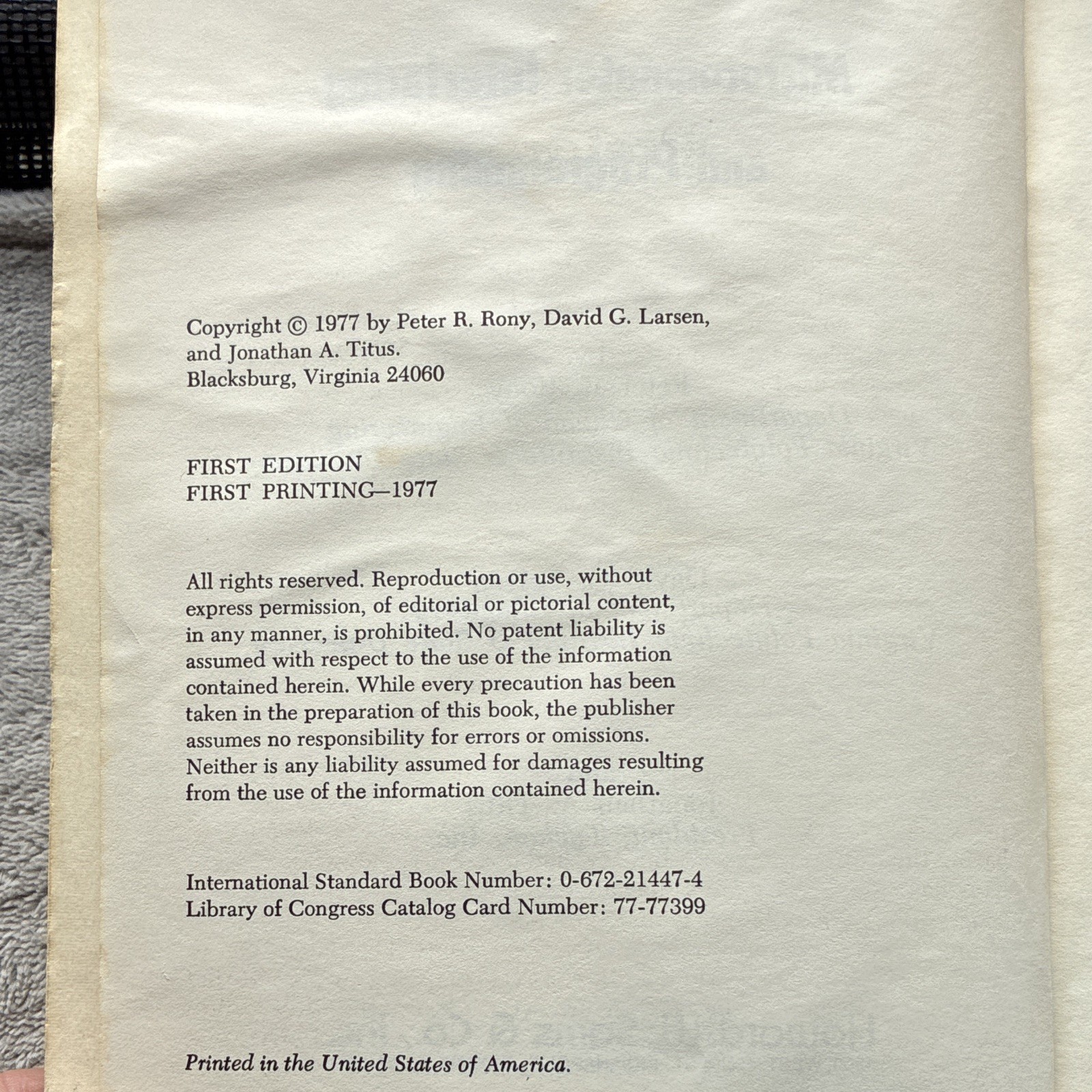 Radio Shack The 8080A Bugbook Microcomputer Interfacing & Programming 62-2014