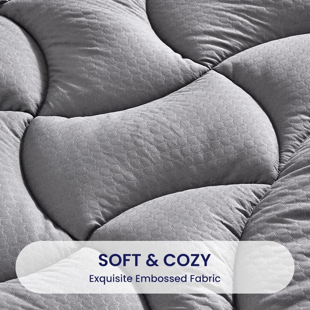 SLEEP ZONE Waterproof Cal King California King, Mattress Pad