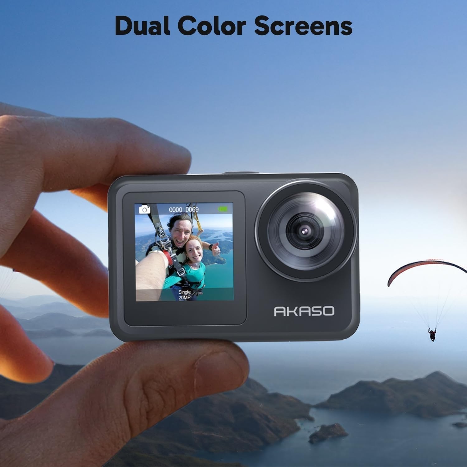 AKASO Brave 7 LE 4K30FPS 20MP Action Camera Vlog Camera EIS Underwater Camera