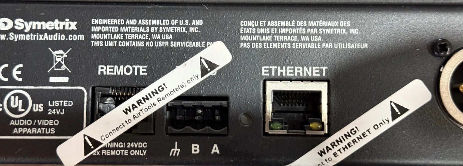 Airtools Symetrix 2X Mic Processor Dual Digital Voice Amplifier