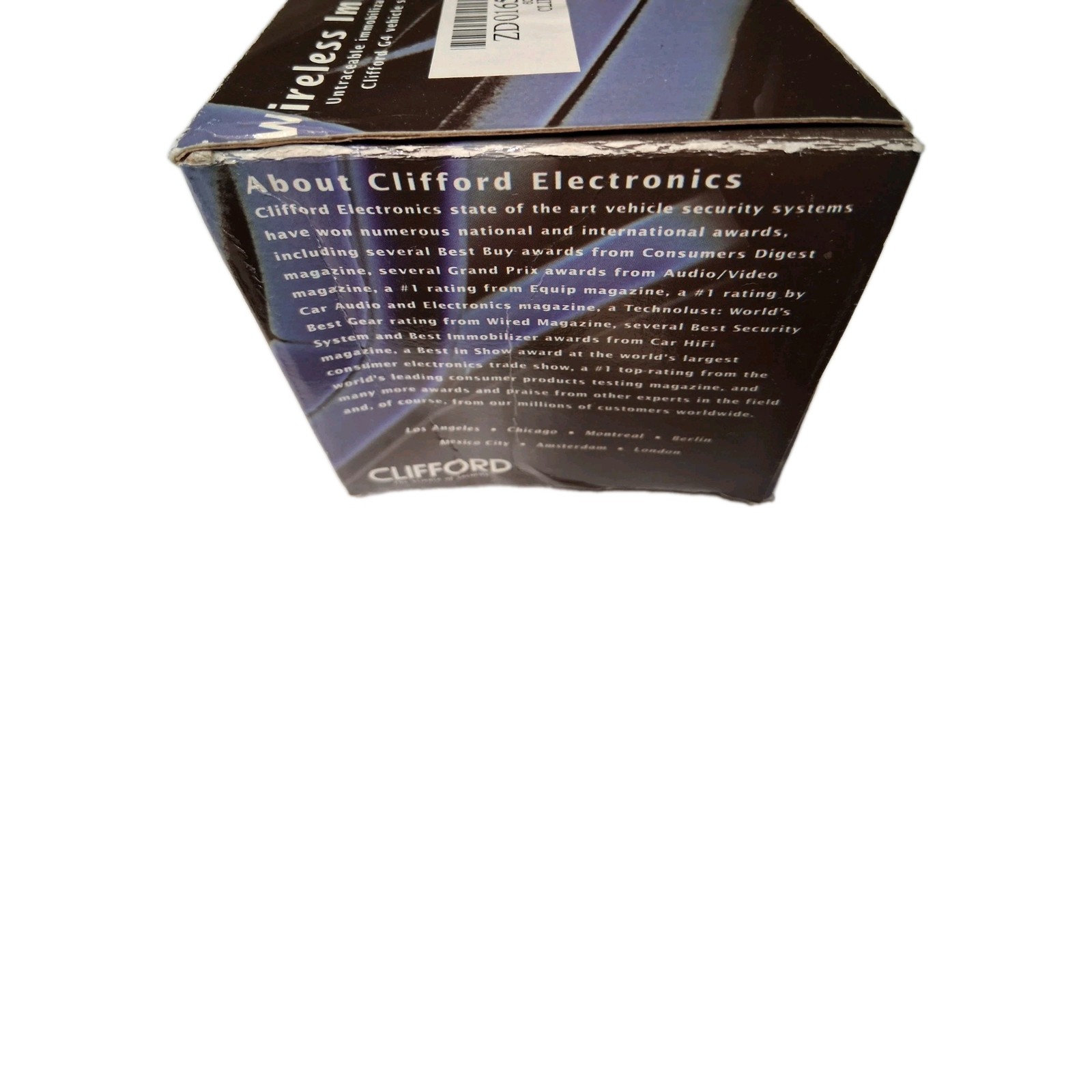 CLIFFORD 905210 WIRELESS IMMOBILIZER SYSTEM FOR G4