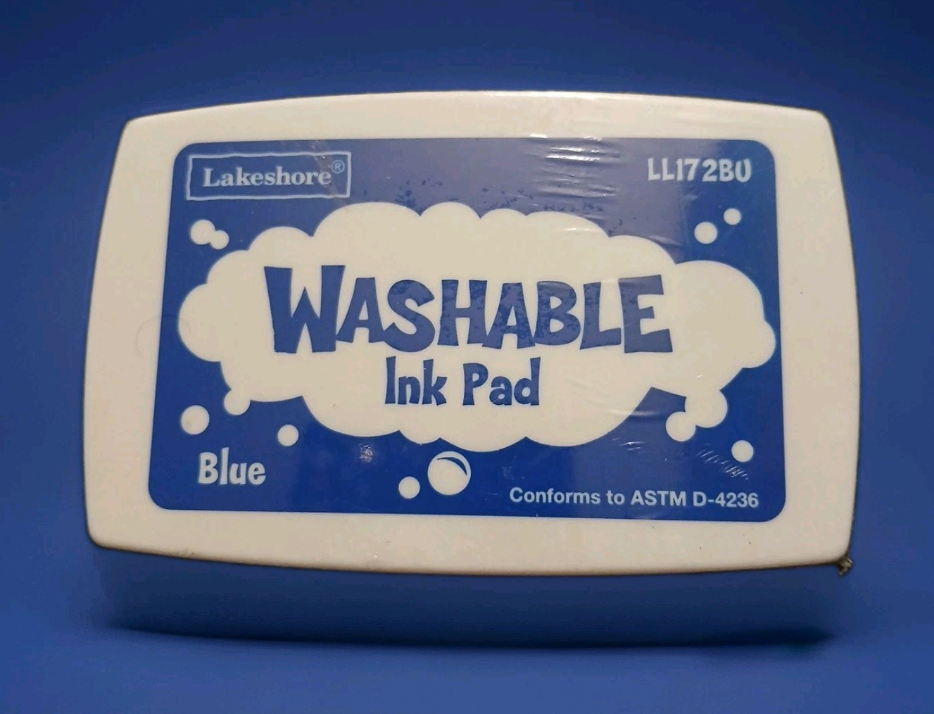 Lakeshore WASHABLE Ink Pad Blue New Sealed