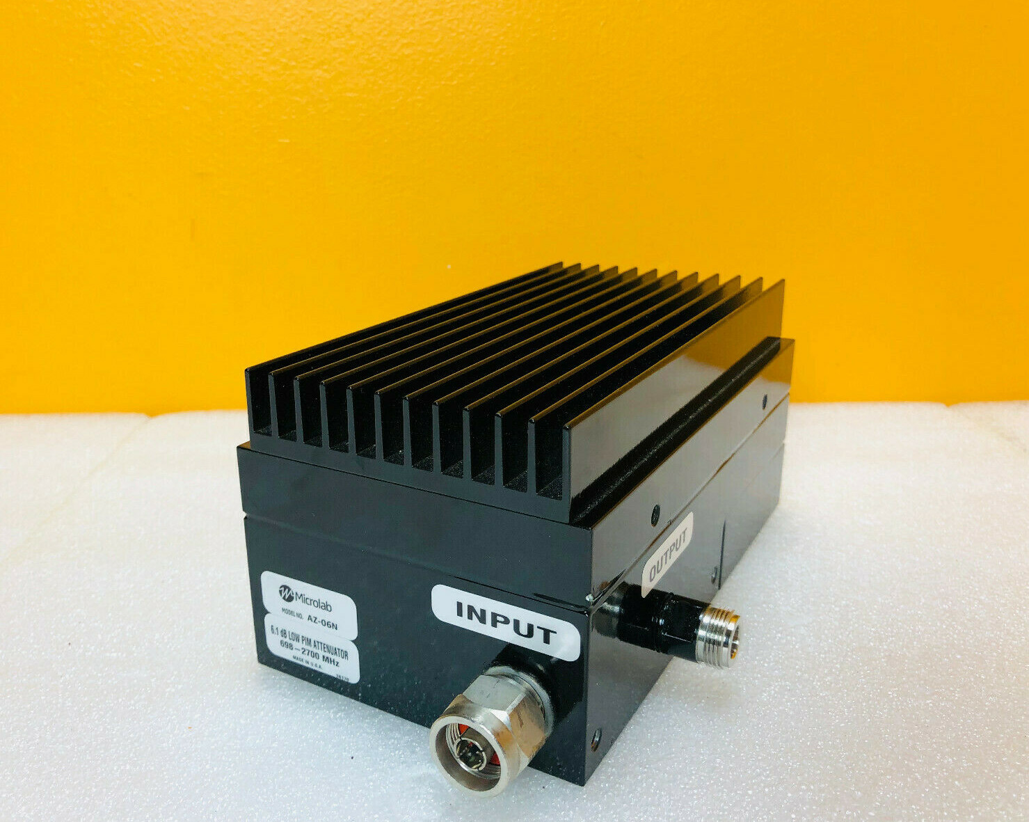 Microlab AZ-06N 698 to 2700 MHz 6 dB 50 Ohm Type N (M-F) Low Pim Attenuator New!
