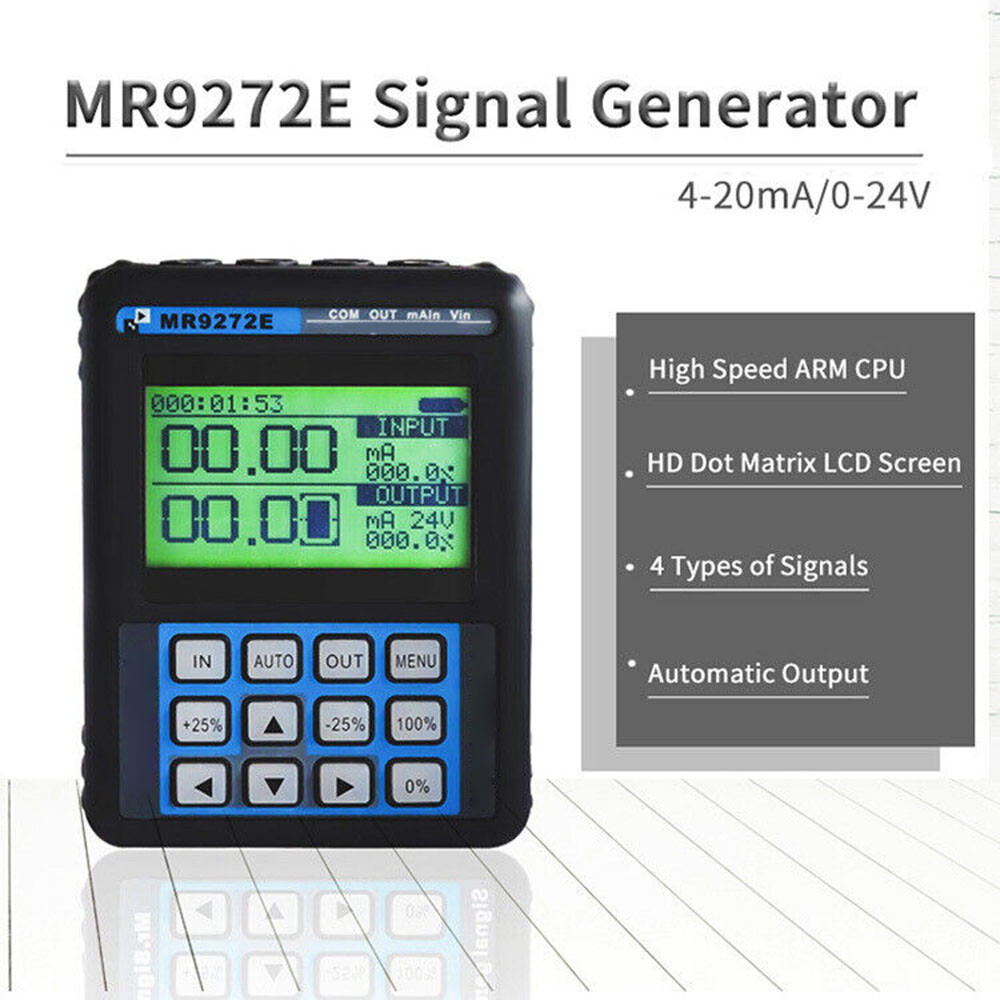 1pc For MR9272E 4-20mA 24V Current Voltage Process Calibrator Signal Generator