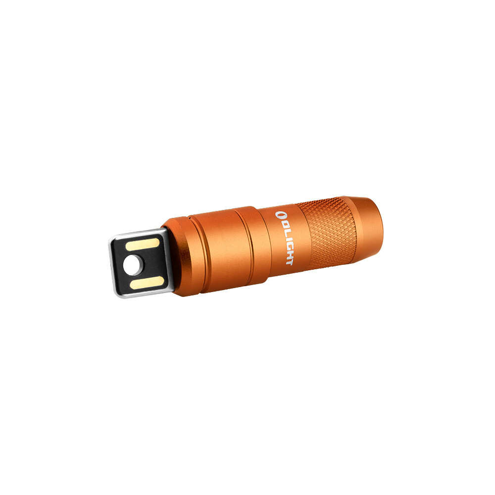 Olight imini 2 Orange Rechargeable Mini Keychain Flashlight, 50 Lumens