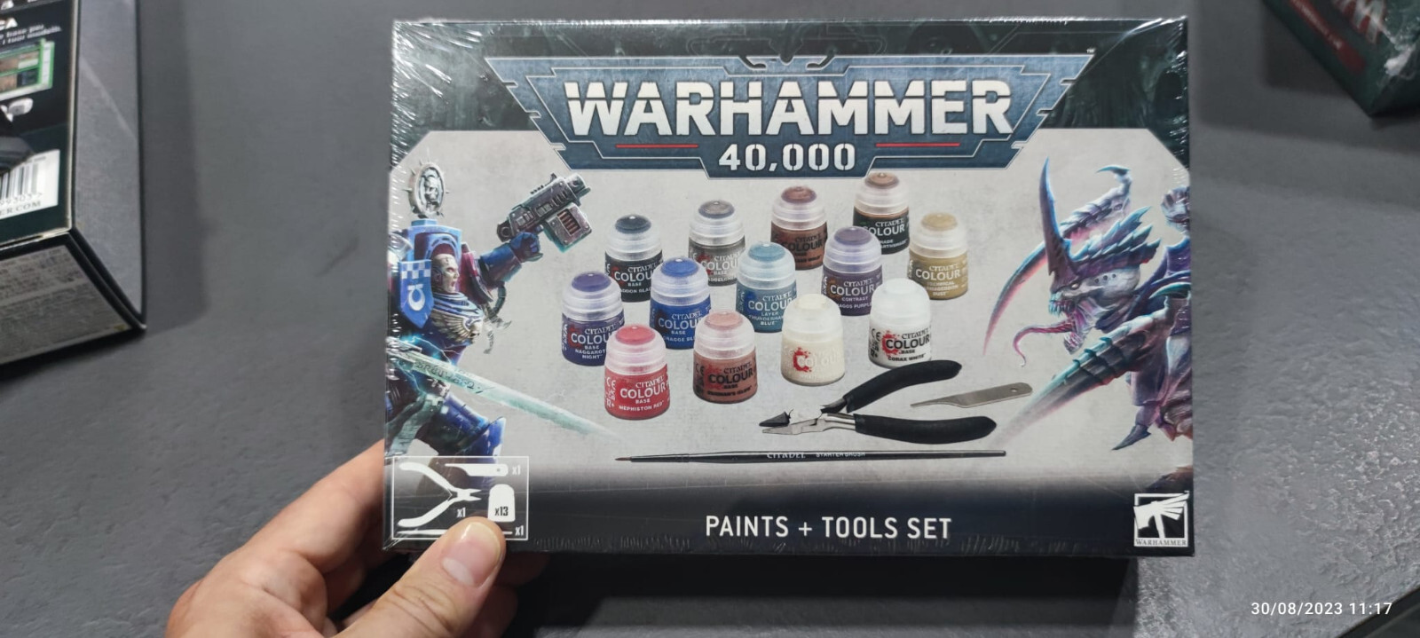 Warhammer 40,000 New Paint And Tools Set For Space Marine And Tyranids