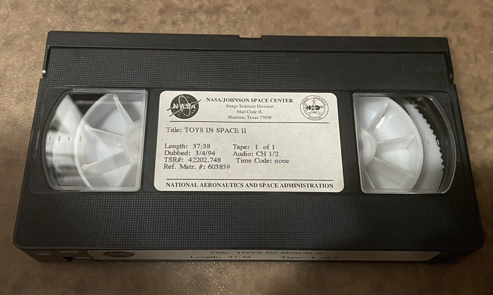 NASA Toys In Space II Part 2 VHS Johnson Space Center 1993 Vintage Educational