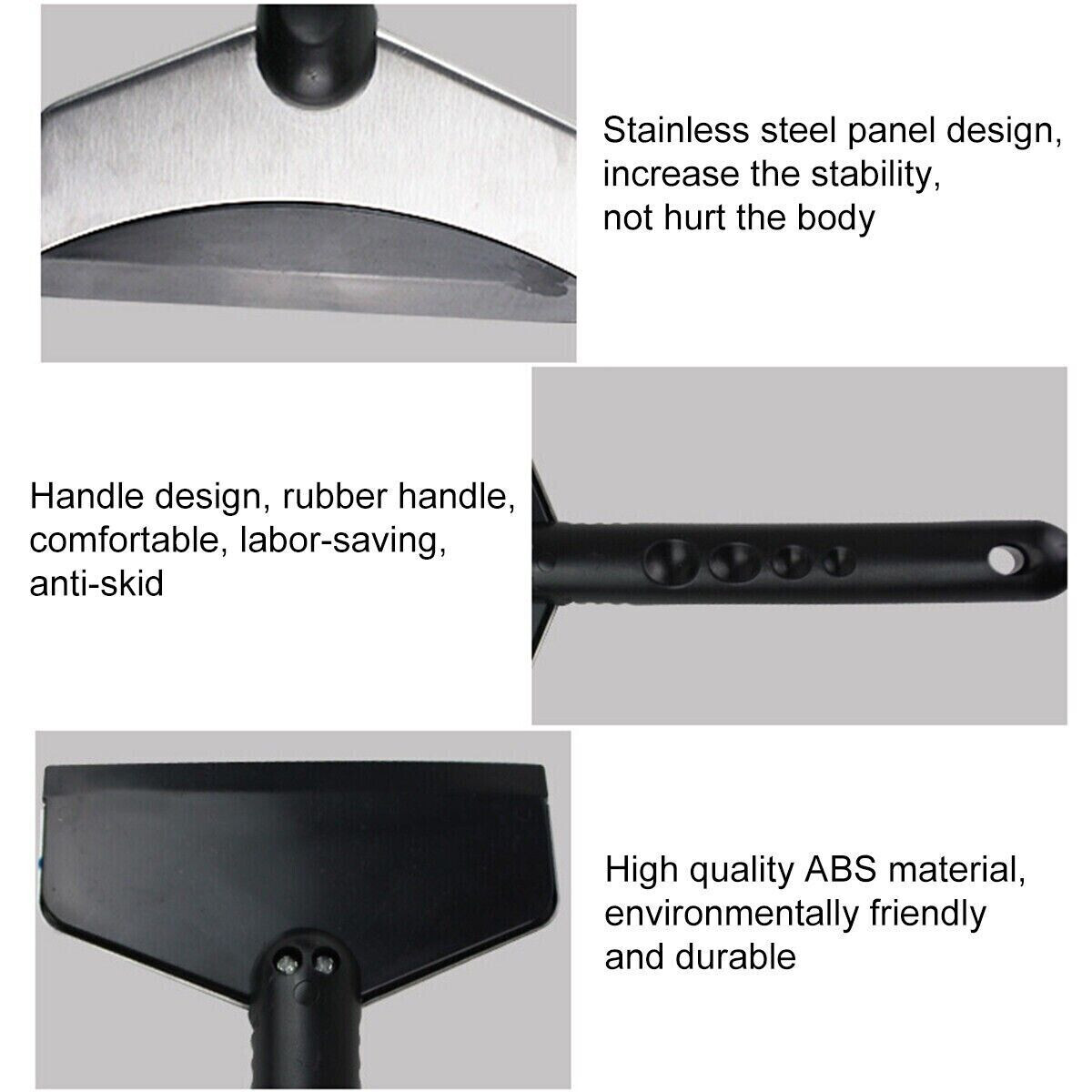 Stainless Steel Snow Remover Ice Scraper Car Windshield Scrapper Tool Durable