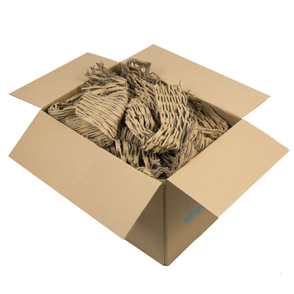 Box 5Kg Of Recycled Cardboard Cut For Packaging Fillers Shipping
