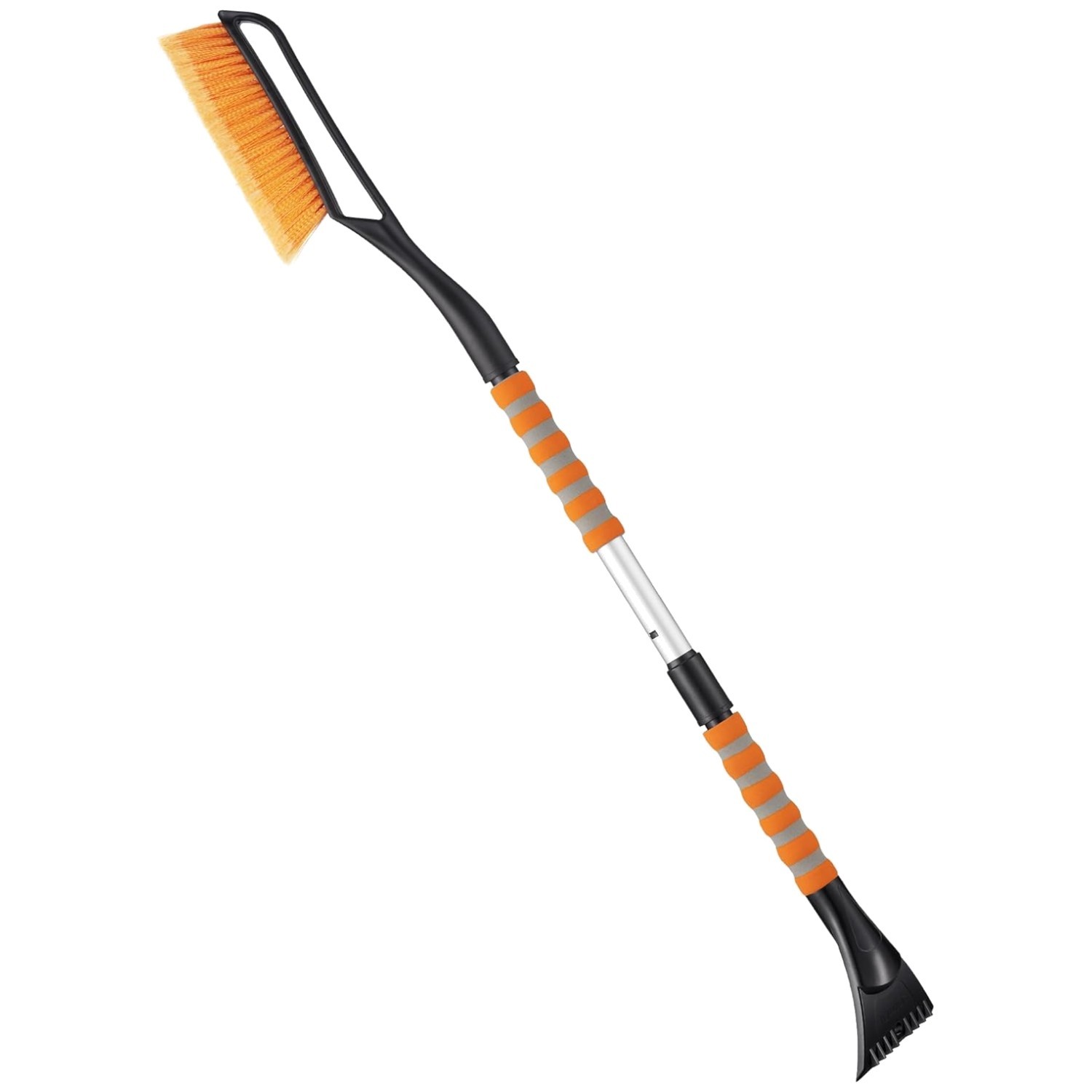 40" Ergonomic Snow Brush & Ice Scraper for Windshield - Heavy-Duty, Anti-Scratch