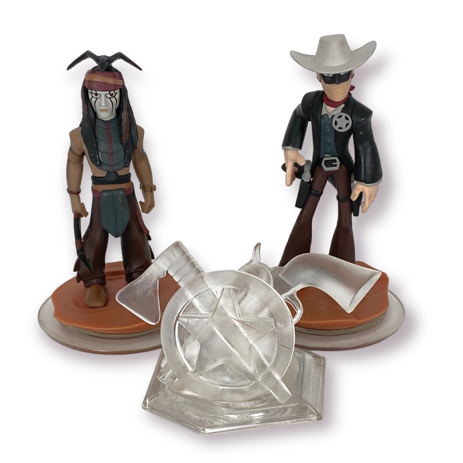 Lone Ranger and Tonto Wii Infinity Lot of 3 Figures