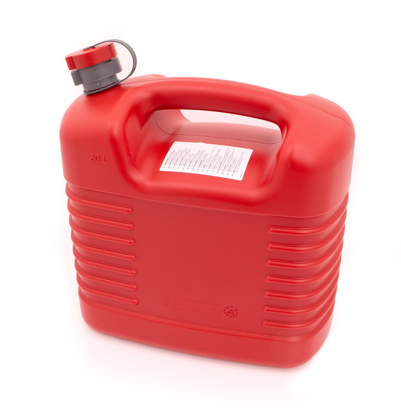Red Fuel Can 20 Litre With Flexible Spouts