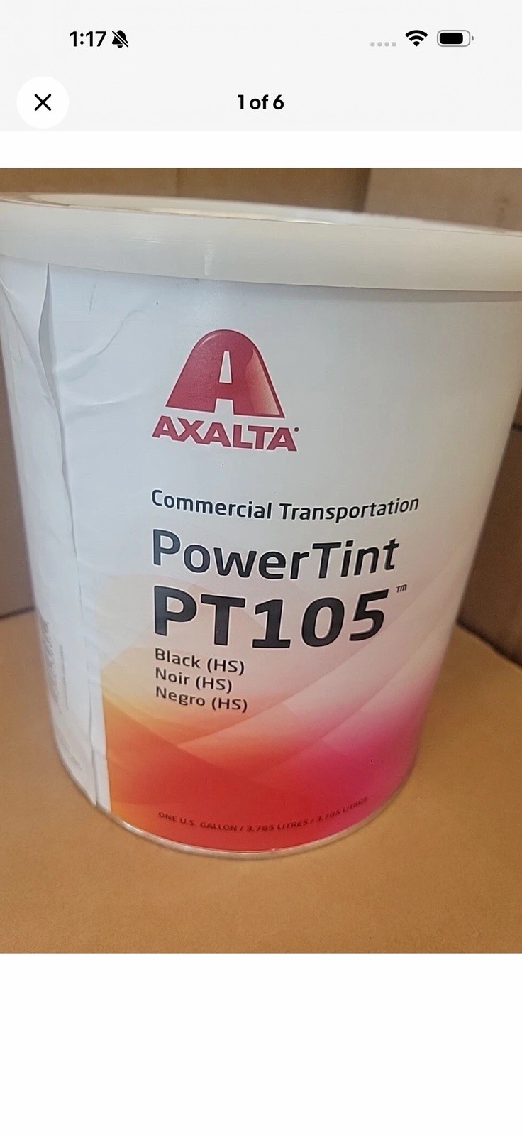 Axalta Imron PowerTint PT105 Black HS Gallon Commercial Transportation