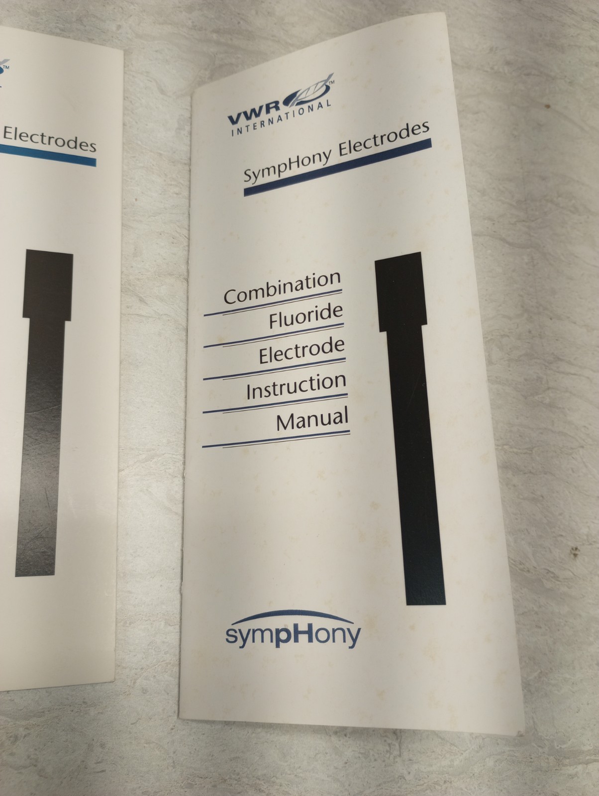 VWR Scientific SympHony Meter Electrode - Users Manual /Instructions Books