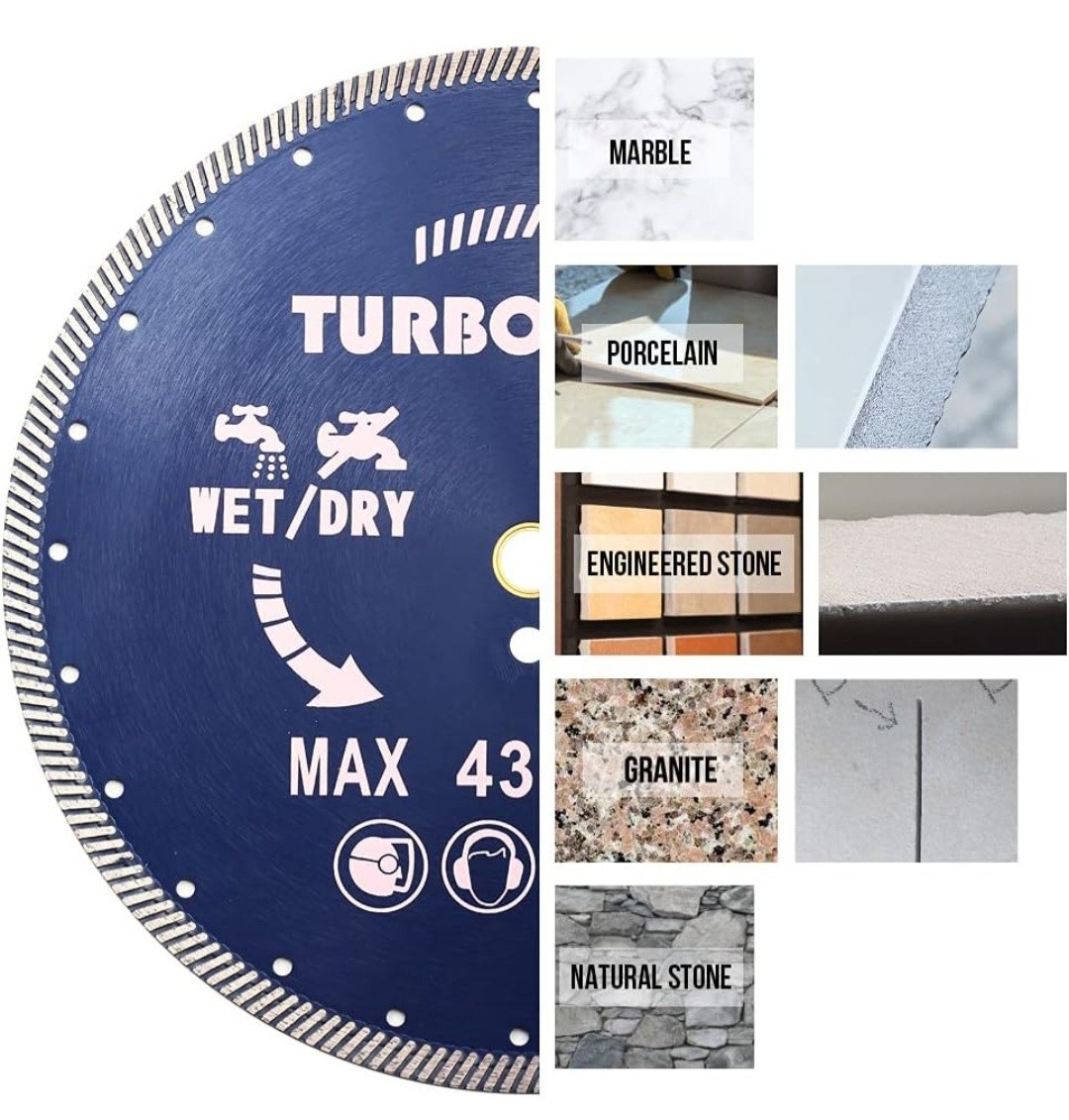 14" Diamond Turbo Saw Blade Granite Marble