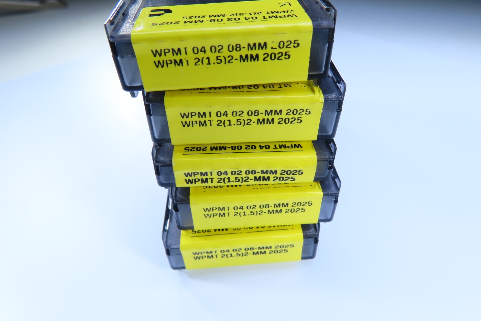LOT ( 5 NEW BOXES ) SANDVIK WPMT 04 02 08-MM WPMT 2(1.5)2 2025 CARBIDE INSERTS