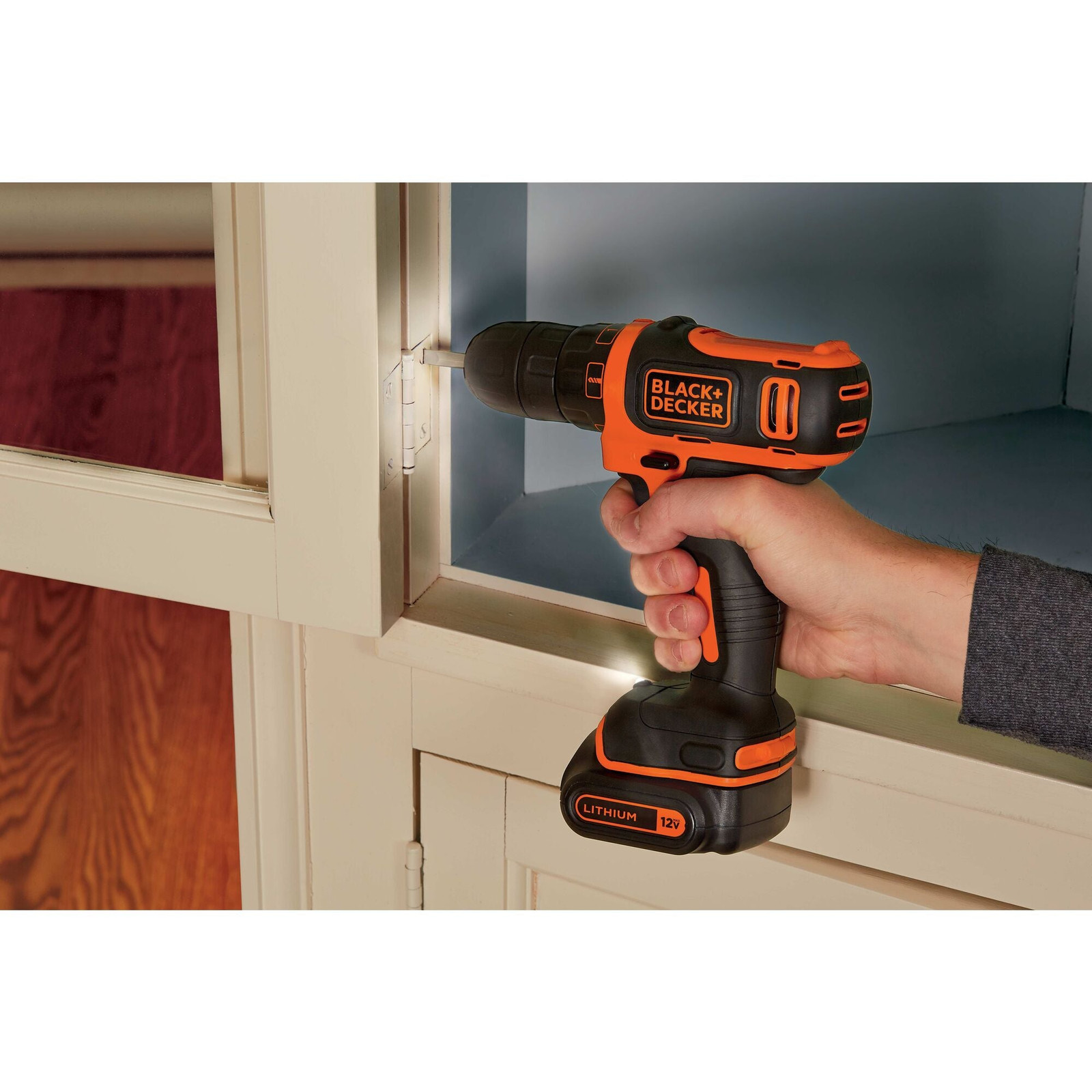 BLACK+DECKER 12v Max* Lithium Ion Drill/Driver Project Kit - BDCDD12PK