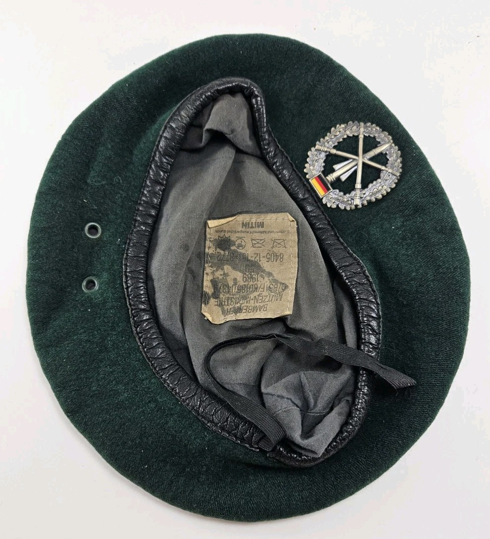 Vintage Bamberger German Paratrooper Uniform Beret Size 59
