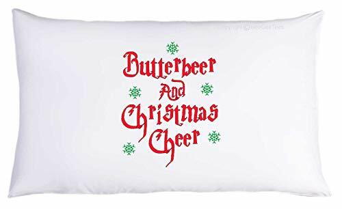 Wizard Beer Christmas Cheer Funny Magic School Wizard Pillowcase (1 Queen Pillow