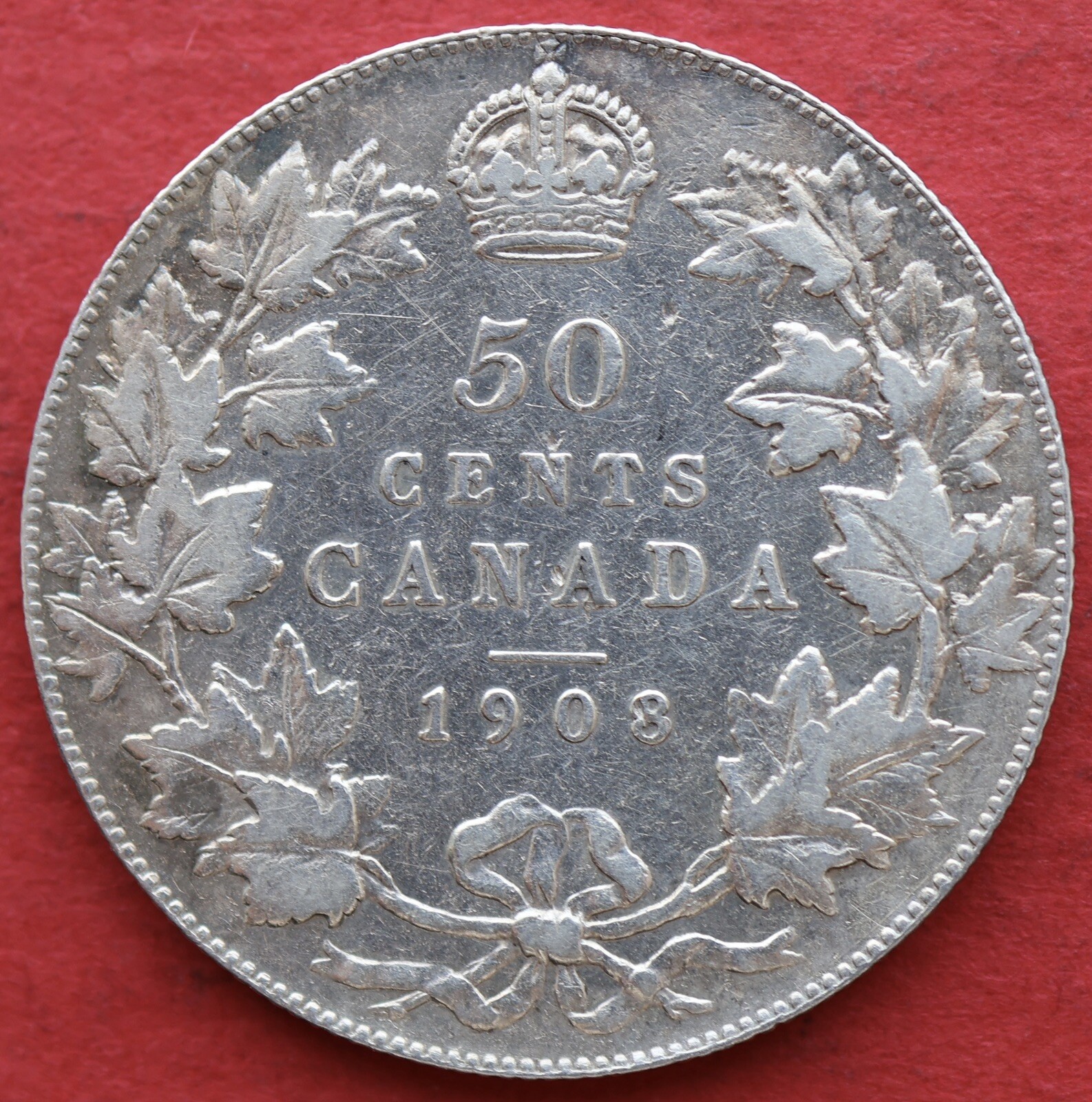 1908 Canada 50 Cents - VF/EF - Lot#11007