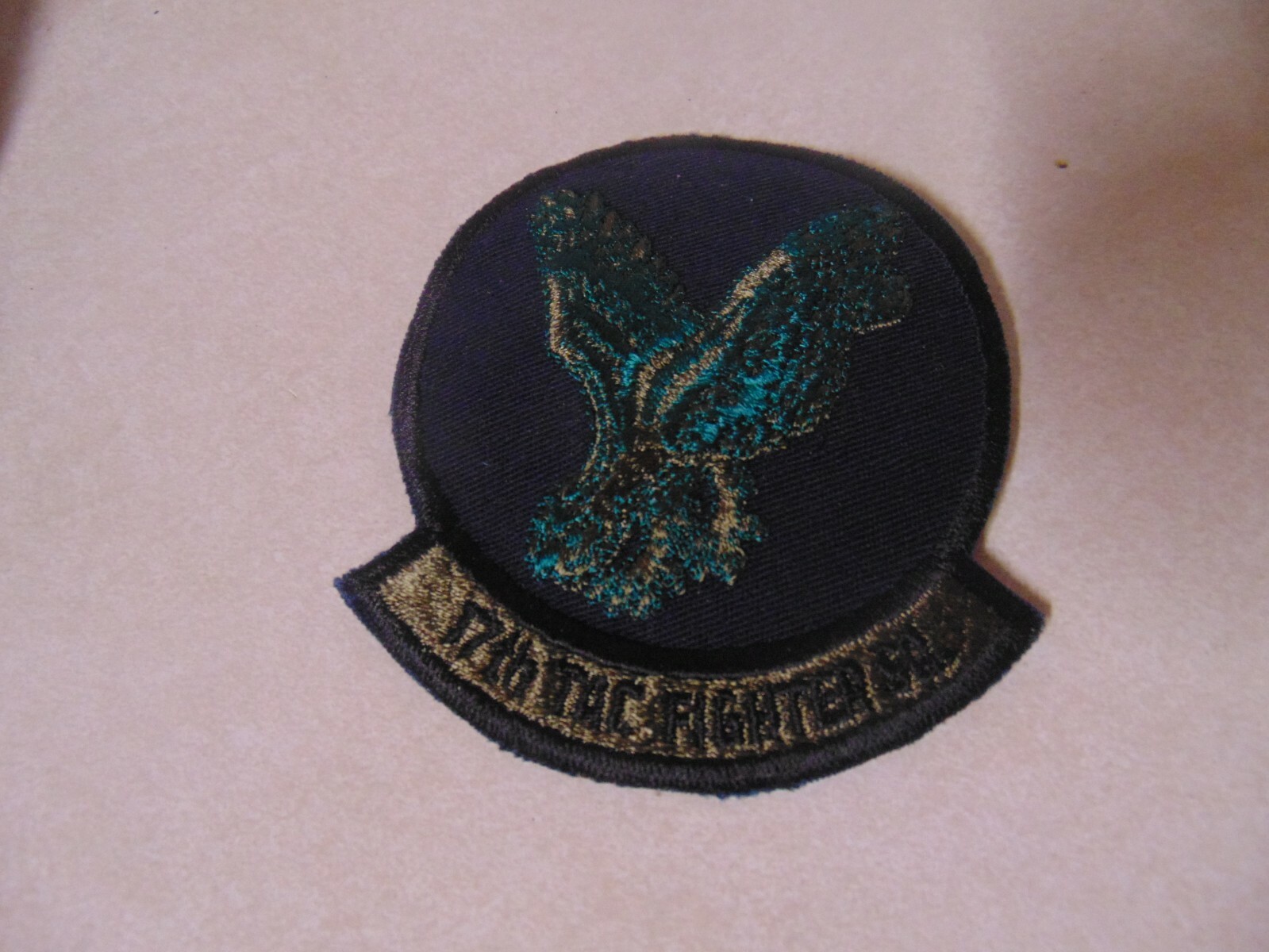 MILITARY PATCH SEW ON OLDER POCKET US AIR FORCE 17TH TACTICAL FIGHTER SQUADRON