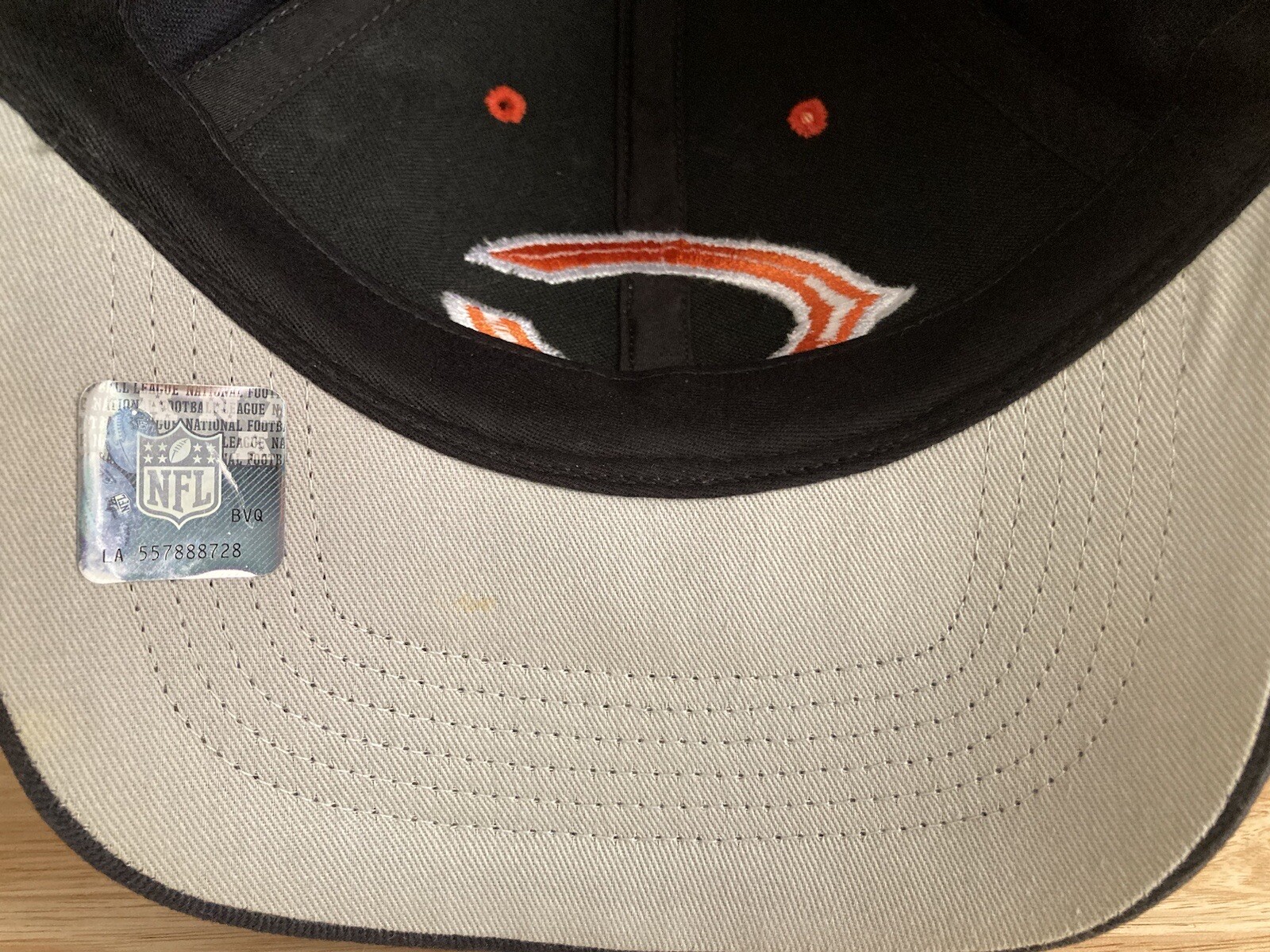 Chicago Bears Embroidered Baseball Hat Navy Blue Orange Letter C Strapback NFL